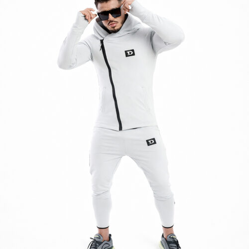 Trening conic, cu tur lasat JAPAN - Bumbac - GRI- D31