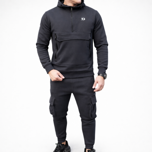 Trening JAPAN catifea NEW - ANTRACIT - E05